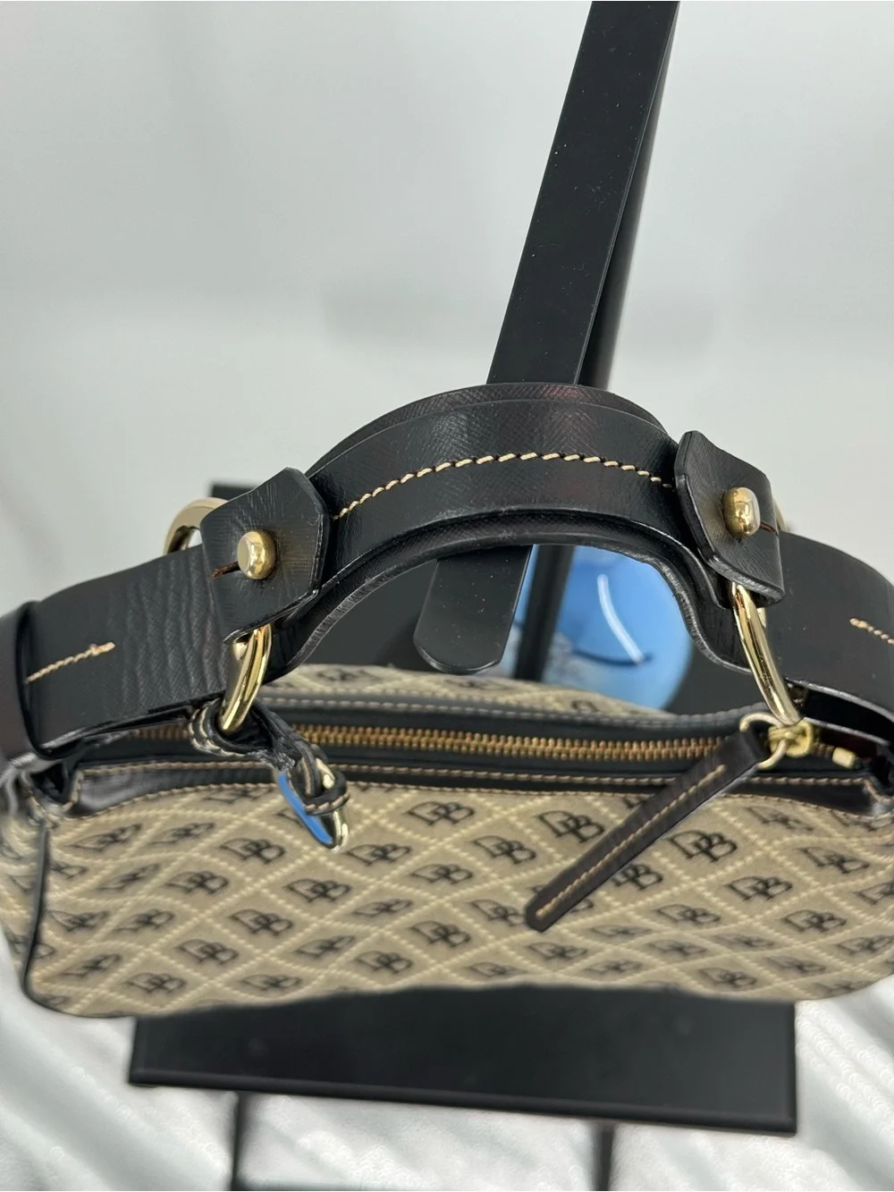 Dooney & Bourke Monogram Hobo Shoulder Bag Purse